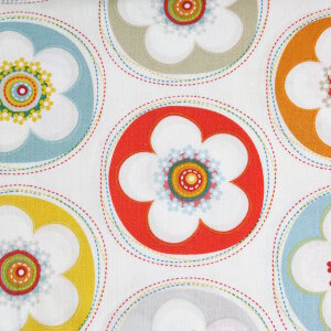 AdornIt Crazy for Daisies Fabric - Crazy for Daisy Dot - Juicy Fruit