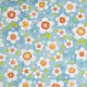 AdornIt Crazy for Daisies - Daisy Darling - Teal Fabric photo