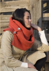 Imperial Yarn Patterns - Convertible Button Scarf Pattern