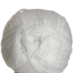 Cascade Cherub Aran Sparkle Yarn - 201 White
