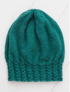 Blue Sky Fibers Traveler's Series Patterns - Cabled Slouch Hat Pattern