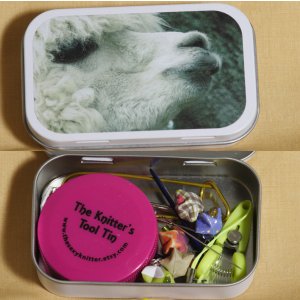 The Sexy Knitter Knitter's Tool Tins - Alpaca Profile