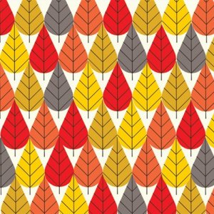 Birch Fabrics Charley Harper Fabric - Octoberama Fall