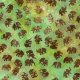 Michael Miller Fabrics Batiks - Little Elephants - Sage Fabric photo