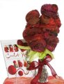 Jimmy Beans Wool Koigu Yarn Bouquets - Crochet Red Noro Bouquet - Without Book Kits photo