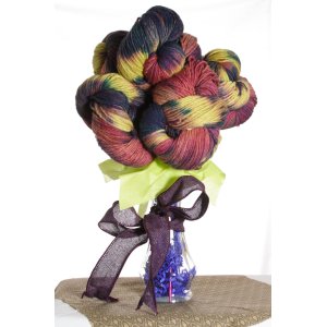 Jimmy Beans Wool Koigu Yarn Bouquets - Malabrigo Exclusive Holiday Color- Llamadas Bouquet