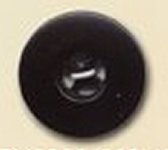 Blue Moon Button Art Corozo Intrigue Buttons - Black 20mm (4-hole)