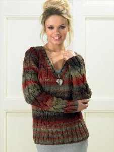 James C. Brett Women's Sweater Patterns - JB187 - Sweaters Pattern