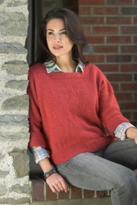 Plymouth Yarn Sweater & Pullover Patterns - 2673 Women's Dolman Pullover Pattern