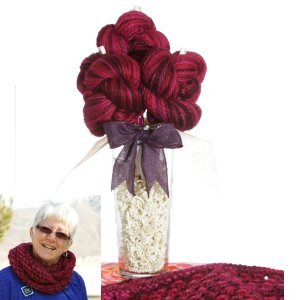 Jimmy Beans Wool Koigu Yarn Bouquets - "Cascade Crush" Baby Alpaca Chunky Hand Painted Bouquet