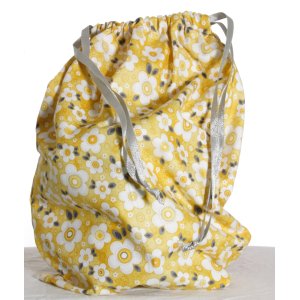 Jimmy Beans Wool Handmade Project Bag - Sochi '14 - Daisy Darling - Yellow
