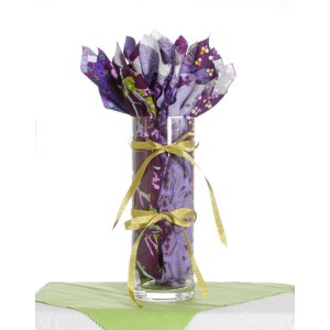 Jimmy Beans Wool Fabric Bouquets - March '14 Fabric Bouquet- Bon Temps Rouler- Purples/ Westminster Fabrics