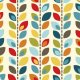 AdornIt Wildflower - Leaf Garland - Espresso Fabric photo