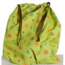 Jimmy Beans Wool Handmade Project Bag - Ps & Qs - Dots & Daisies - Green Accessories photo