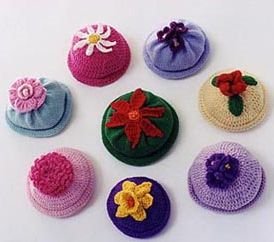 Ann Norling Patterns - 22 - Kids Flower Cap Pattern