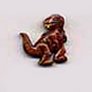Muench Plastic Buttons - T-Rex - Brown
