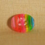 Muench Plastic Buttons - Stripes - Summer Sherbert (13mm/0.5inch) Buttons photo