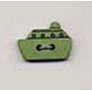 Muench Plastic Buttons - Ship - Green
