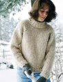 Knitting Pure and Simple Women's Sweater Patterns - 0224 - Weekend Neckdown Pullover Patterns photo