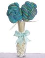 Jimmy Beans Wool Koigu Yarn Bouquets - Noro Fingerless Gauntlets Bouquet - Turquoise Kits photo