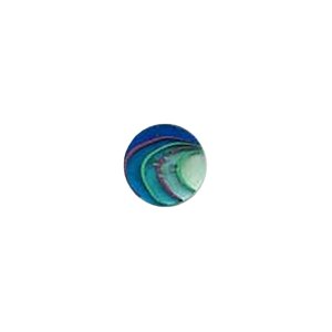 Muench Plastic Buttons - Wave (Aquamarine) - Medium