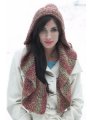 Plymouth Yarn Women's Accessory Patterns - 2698 Hooded Scarf Patterns photo