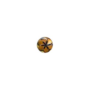 Muench Plastic Buttons - Pinwheel - Yellow