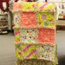 Jimmy Beans Wool Hand Made Gifts - Erin McMorris Greenhouse Flannel Baby Quilt - Citron Accessories photo