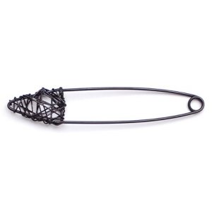 Lantern Moon Metal Shawl Pins - All Wired Up - Black (Discontinued)