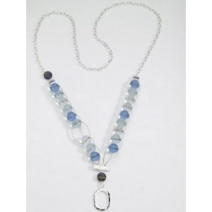 Creative Commodities Bright Beads Necklace - Winter Ice