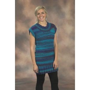 Plymouth Yarn Sweater & Pullover Patterns - 2107 Tunic Length Pullover Pattern