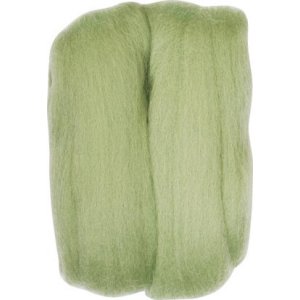 Clover Natural Wool Roving Yarn - Mint