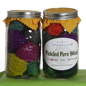 Rowan Pure Wool Worsted Pickle Samplers - Mustard Pickles - Jewel Tones