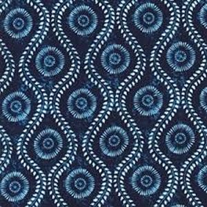Michael Miller Fabrics Indo Ikat Fabric - Novi - Indigo