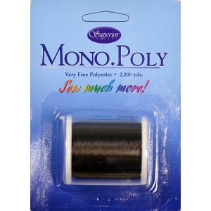 Superior Threads MonoPoly Invisible Polyester Thread - Smoke
