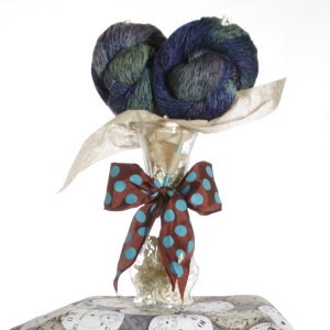 Jimmy Beans Wool Koigu Yarn Bouquets - '14 April LLE Dr. Watson's Blues Masham Bouquet