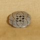 Muench Metal Buttons - Atomic Flower (Silver) - Large Buttons photo