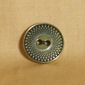 Muench Metal Buttons - Spirograph - Gold