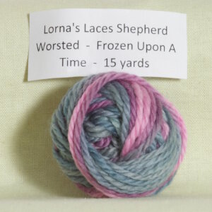 Lorna's Laces Shepherd Worsted Samples Yarn - '14 October - Frozen Upon a Time