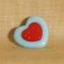 Muench Plastic Buttons - Love - Baby Blue (15mm) Buttons photo