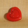 Muench Plastic Buttons - Love - Red (15mm) Buttons photo