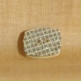 Muench Plastic Buttons - Glitter Square - Ecru (13mm) Buttons photo