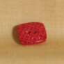 Muench Plastic Buttons - Glitter Square - Red (13mm) Buttons photo