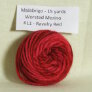 Malabrigo Worsted Merino Samples - 611 Ravelry Red Yarn photo