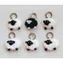Lantern Moon Stitch Markers - Sheep With Black Sheep Accessories photo