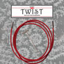 ChiaoGoo TWIST Red Cables Needles - 50"/125cm [S]