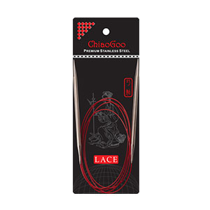 ChiaoGoo RED Lace Circular Needles needles US 10.5 (6.50mm) - 47