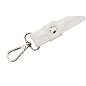 Knitter's Pride Faux Leather Bag Handles - With Hook - White