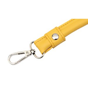Knitter's Pride Faux Leather Bag Handles - With Hook - Yellow