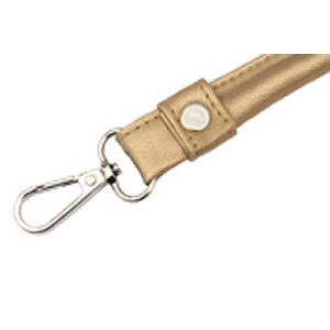 Knitter's Pride Faux Leather Bag Handles - With Hook - Golden